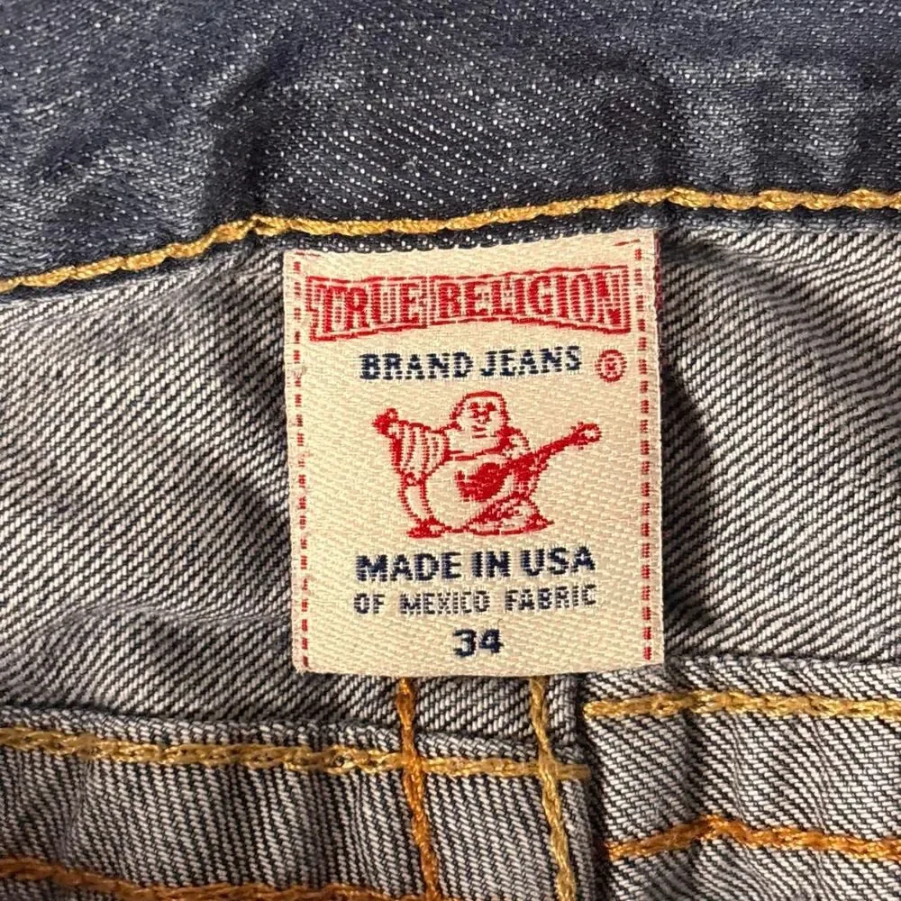 true religion ricky stitched logos slim fit jeans